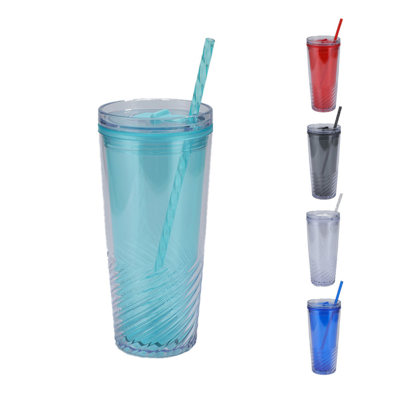 Clio 20 oz Recycled Acrylic Straw Tumbler