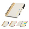 Camber Spiral Notebook with Colorful Sticky Notes & Pen
