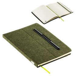 Boardroom Hardcover Journal with Built-In Phone Stand and Pen
