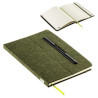 Boardroom Hardcover Journal with Built-In Phone Stand and Pen