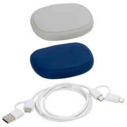 Stow 'N Go 4-in-1 60W PD 39" Data & Fast Charging Cable with Silicone Pouch