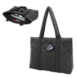 Veranda Quilted Nylon Tote Bag