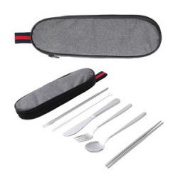 Stainless Steel Cutlery Set In Oxford Case
