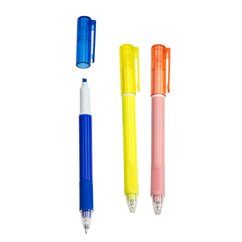 Skywriter Combo Recycled Plastic Ball Pen & Highlighter