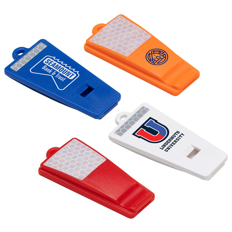 Safety First Reflective Whistle