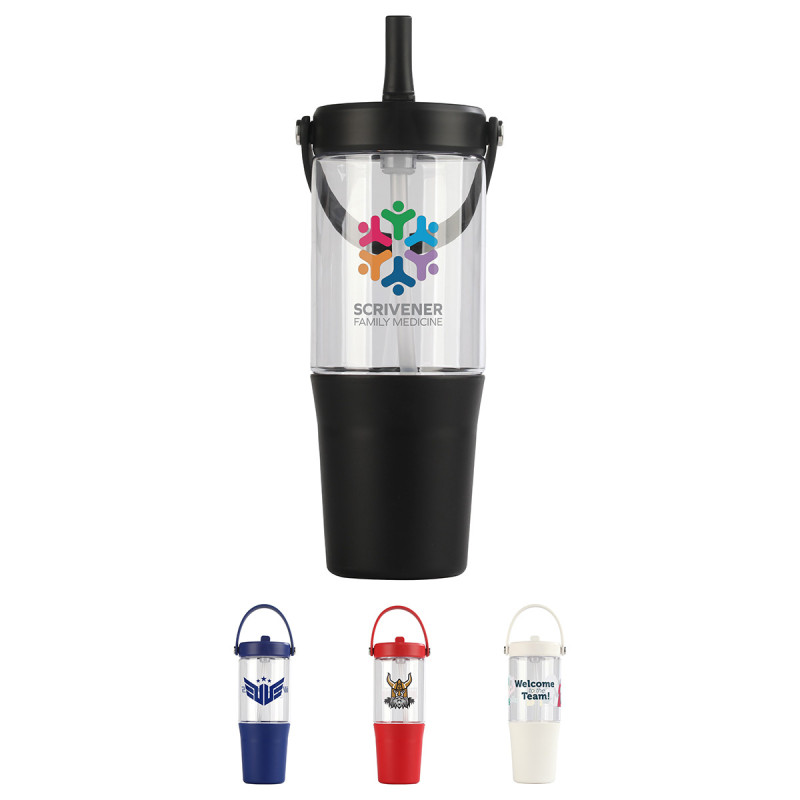 Harbor 40 oz Recycled Tumbler with Straw