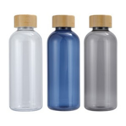 Vida 22 oz RPET Reusable Sports Bottle w/ Bamboo Lid