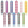 3/4" Cotton Double Lobster Clip Lanyard