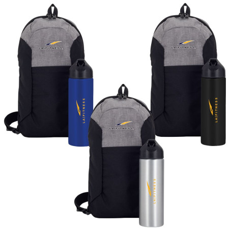 Pac-It Ready Sling Bag & Water Bottle Gift Set