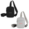 Crosscut Recycled PU Crossbody Bag