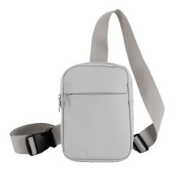 Crosscut Recycled PU Crossbody Bag