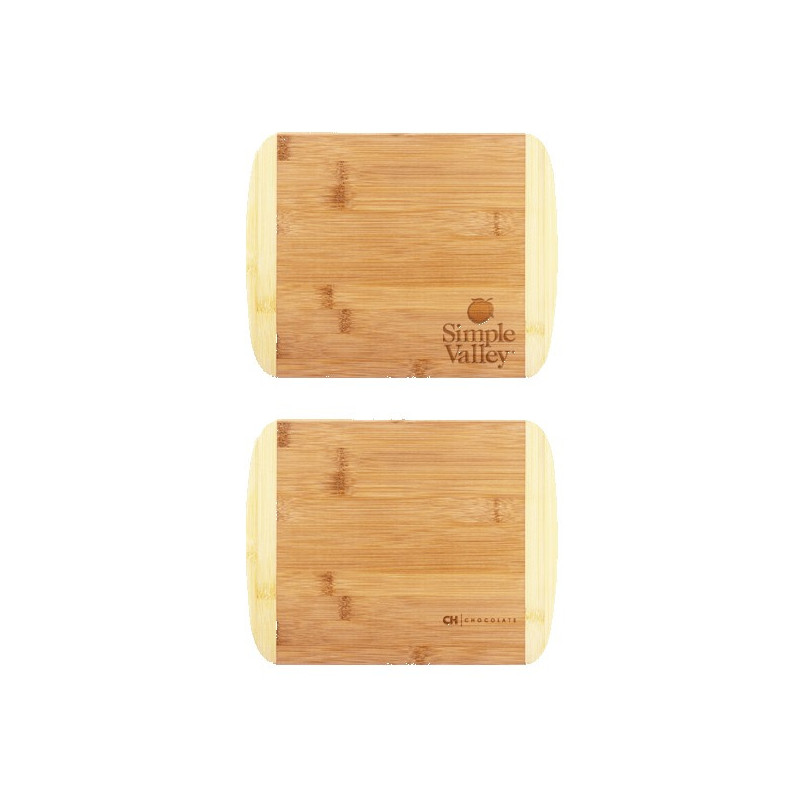 Two-Tone Bamboo Cutting Board 11" x 8-3/4"