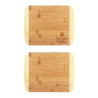 Two-Tone Bamboo Cutting Board 11" x 8-3/4"