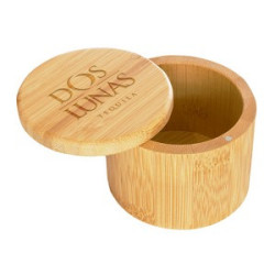 6 oz Round Salt Bamboo Box