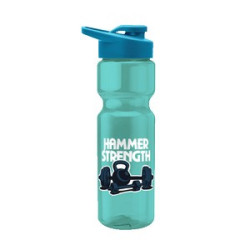 Transparent Teal Cyan Spectrum Digital Print