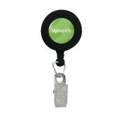 Retractable Badge Reel with Bulldog Clip