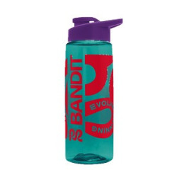 Translucent Teal Violet Screen Print
