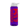 Transparent Violet White Screen Print