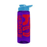 Transparent Violet Cyan Screen Print