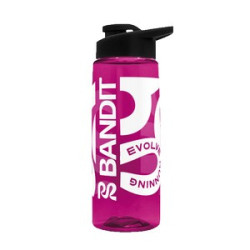 Transparent Pink Black Screen Print