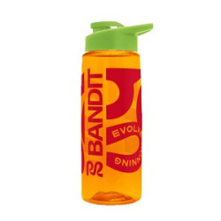 Transparent Orange Lime Green Screen Print