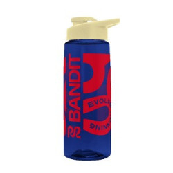 Transparent Navy Blue Pastel Yellow Screen Print