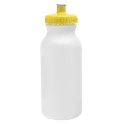 Circuit 20oz Bike Bottle - White w/Push-Pull Lid