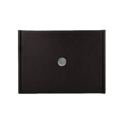 Black Gift Box with Wax Stamp Decoration