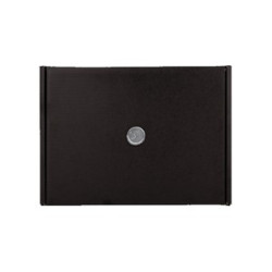 Black Gift Box with Wax Stamp Decoration