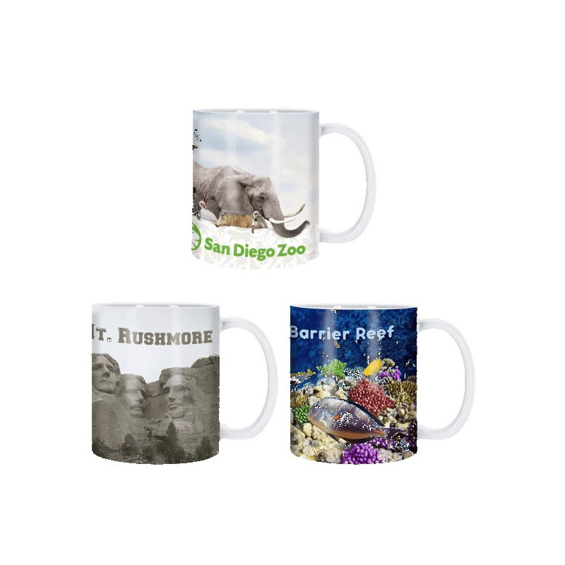 11oz Full Color Head-to-Toe Glossy Custom Photo Mug