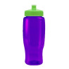 Transparent Violet Lime Green Blank