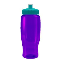 Transparent Violet Teal Blank