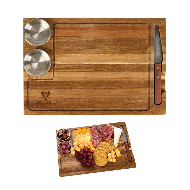 Arthur 4-Piece Acacia Wood Steak Board