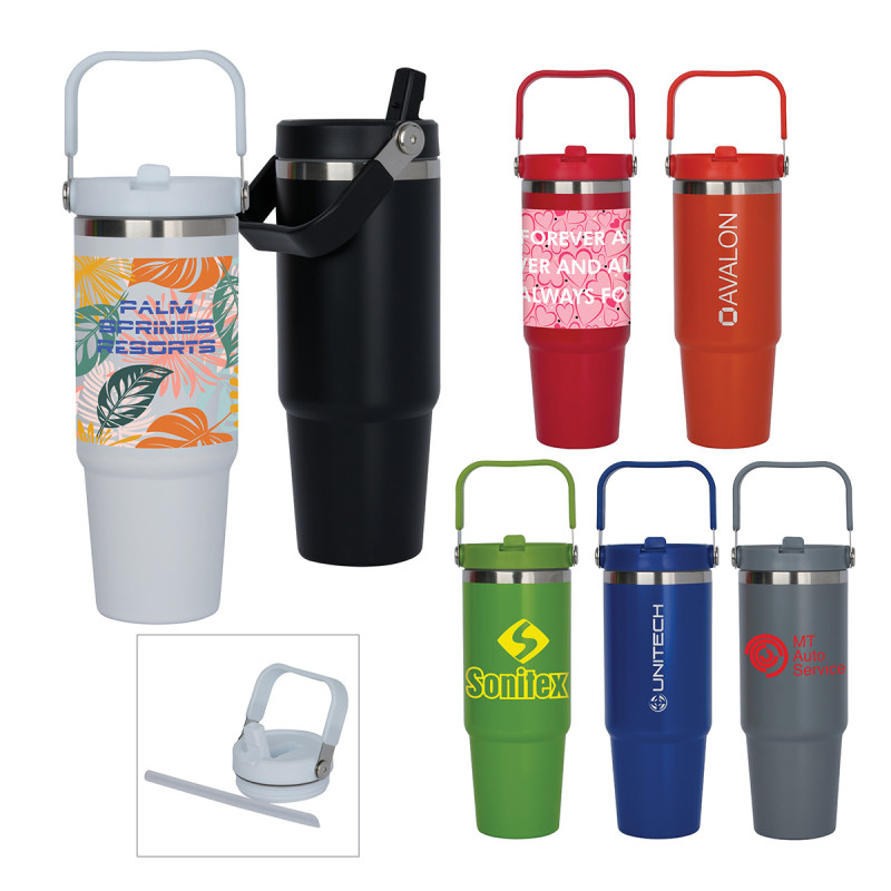 Nexo 30 oz. Recycled Double Wall Steel Travel Tumbler