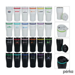 Perka Cortado 12 oz. Double Wall Recycled Stainless Steel Coffee Tumbler