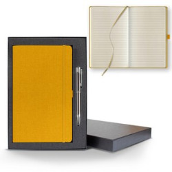 Castelli Montana Medio Lined Ivory Page Journal Gift Set