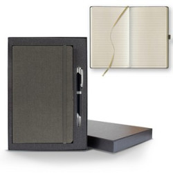Castelli Montana Medio Lined Ivory Page Journal Gift Set