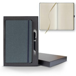 Castelli Montana Medio Lined Ivory Page Journal Gift Set