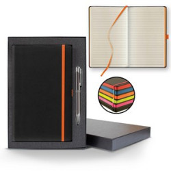 Castelli Tucson Edge Medio Lined Ivory Page Journal Gift Set