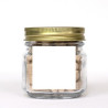 Pint Jar w/ Square Magnet Pet Fill