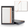 Castelli White Laser Medio Lined White Page Journal Gift Set