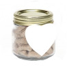 Half Pint Jar w/ Heart Magnet Pet Fill