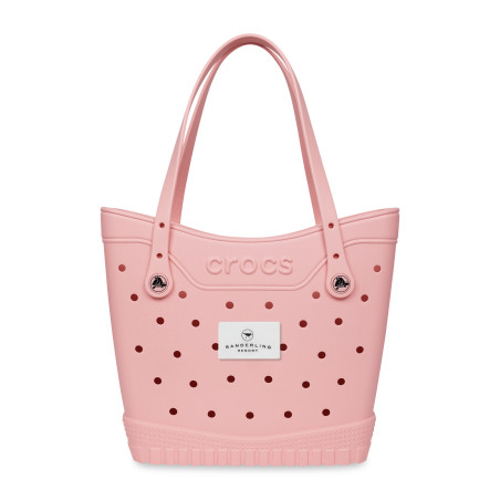 Crocs™ Classic Medium Tote - Powder Pink - White