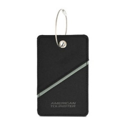 American Tourister® Zoom Turbo Recycled rPET Luggage Tag - Black