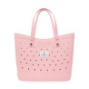 Crocs™ Classic Large Tote - Powder Pink - White