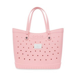 Crocs™ Classic Large Tote - Powder Pink - White