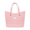 Crocs™ Classic Large Tote - Powder Pink - White