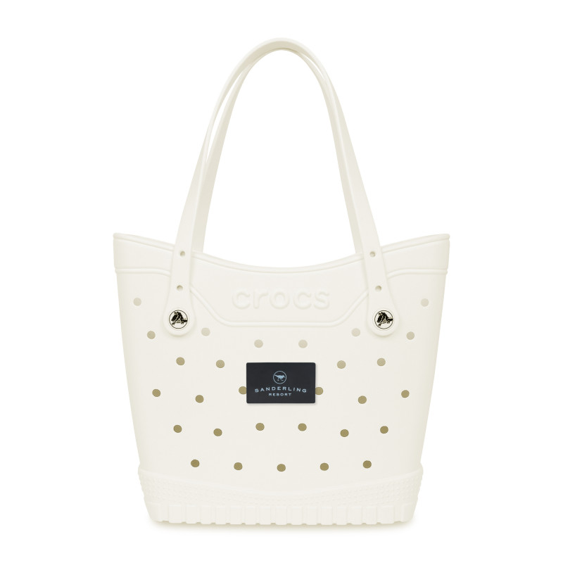 Crocs™ Classic Medium Tote - White-Black