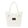 Crocs™ Classic Medium Tote - White-Black