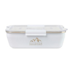 RIGWA® Travel Bento Box 9x6 - White